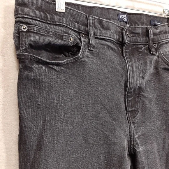 J.Crew Mens Flex Jeans Sz.34x30/Faded Black/Straight/Spandex Blend/Denim - Picture 2 of 12